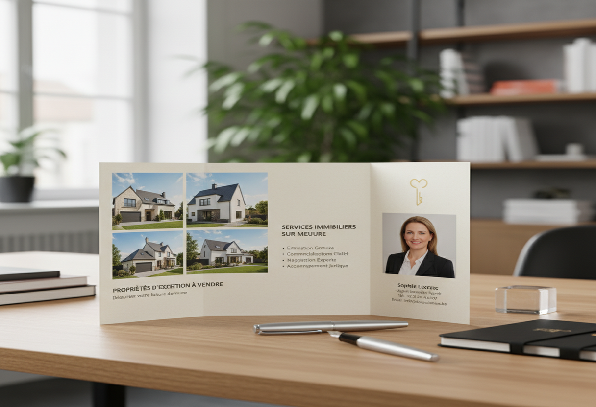 Le dépliant 3 volets raconter une histoire complète