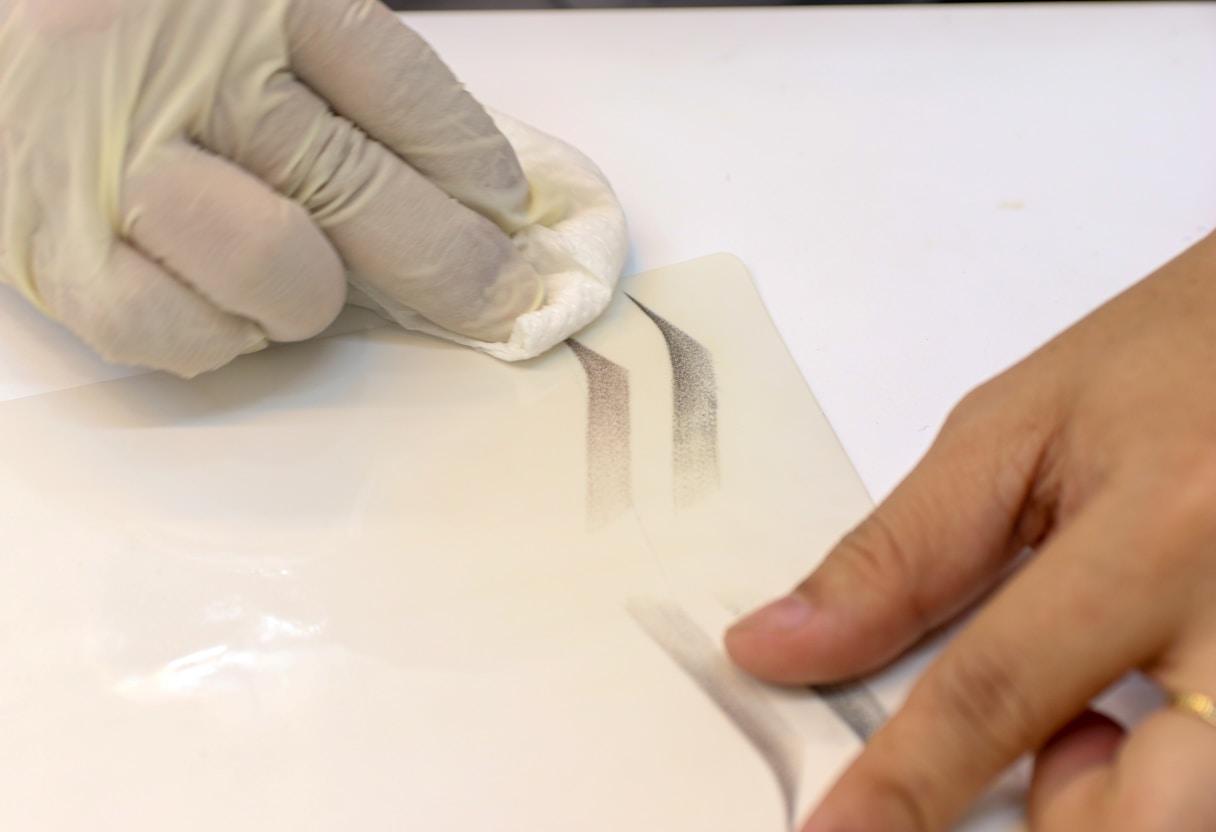 Voorbeelden van papiercoating in professionele drukkerijen