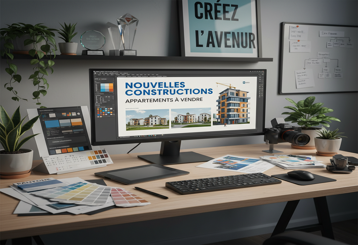 Visuele hiërarchie, contrast en korte boodschap op een reclamebanner