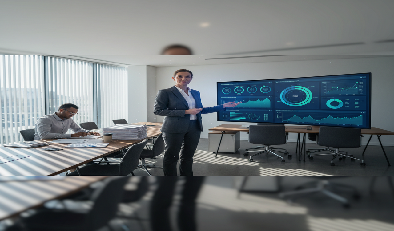 Leaders using ERP real-time analytics dashboards to shift from reactive to proactive strategy