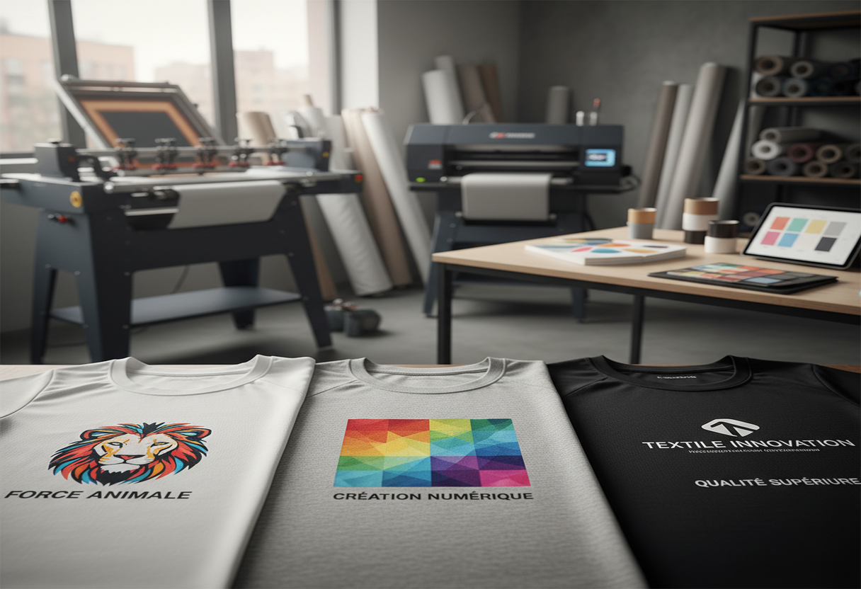 Comparatif des techniques d'impression textile pour t-shirts personnalisés