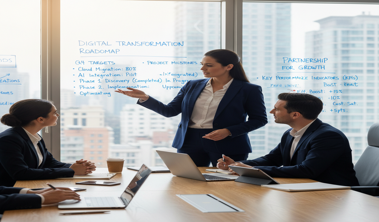 Maintaining control whilst outsourcing digital transformation