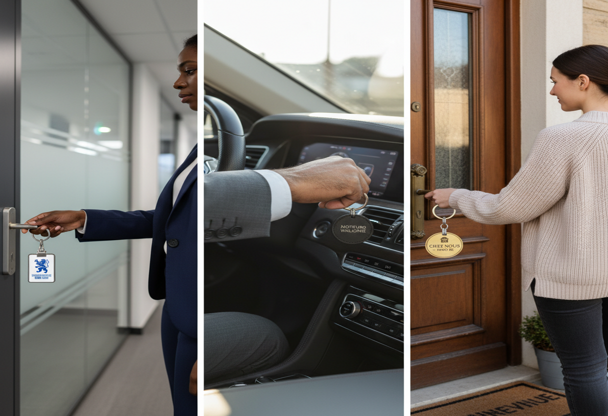 B2B-voordelen van de promotionele sleutelhanger: zichtbaarheid en herkenning