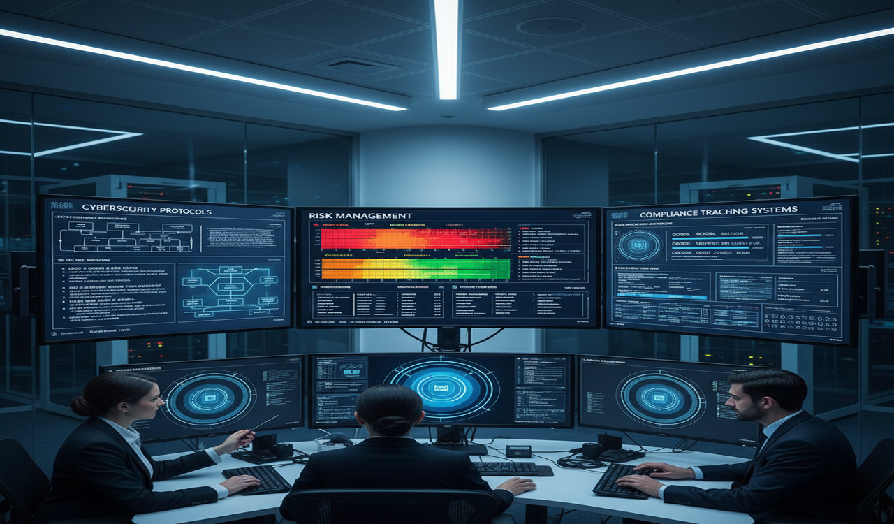 Risk management in outsourcing with layered cybersecurity and governance controls