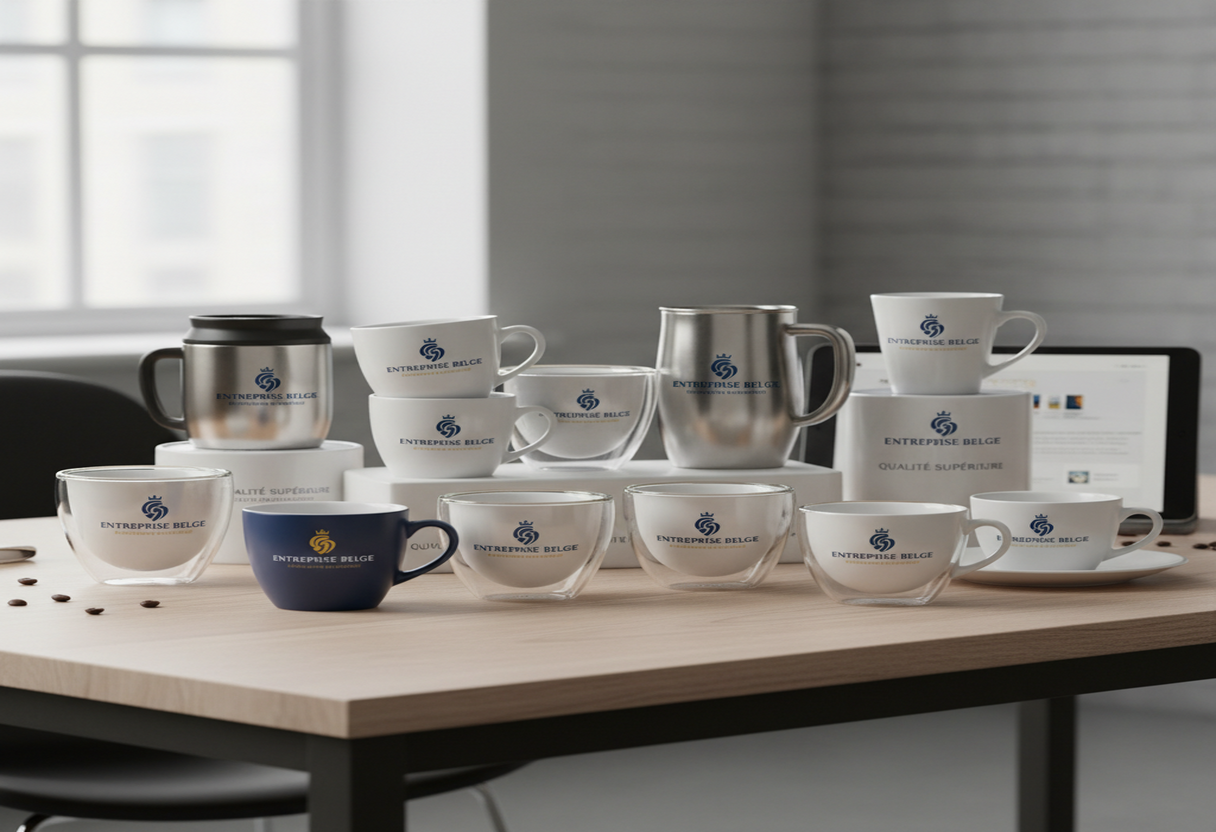 Différents types de tasses personnalisées pour un usage professionnel