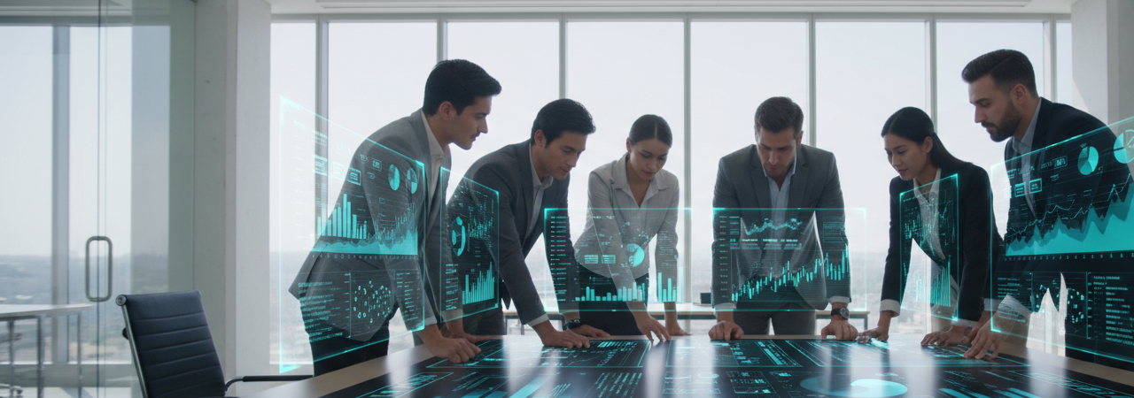 Finance professionals conducting strategic financial audit analysis for business growth