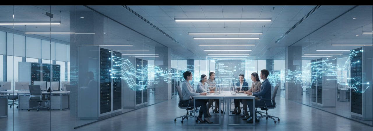 System integration testing professionals aligning technology with business operations in modern enterprise environment