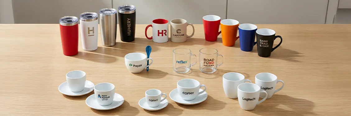 Différents types de tasses personnalisées pour un usage professionnel